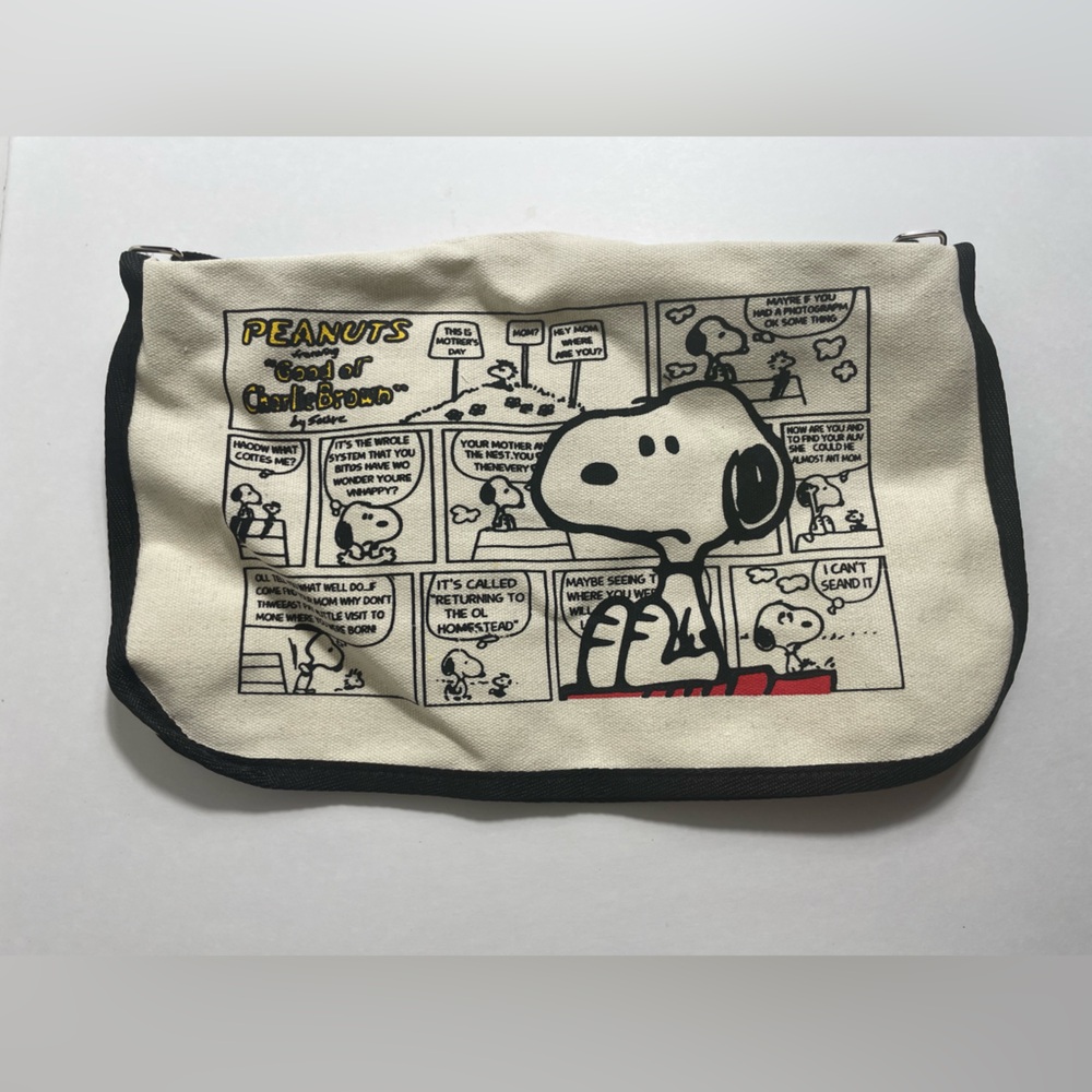 Snoopy Comic Canvas Shoulder Bag